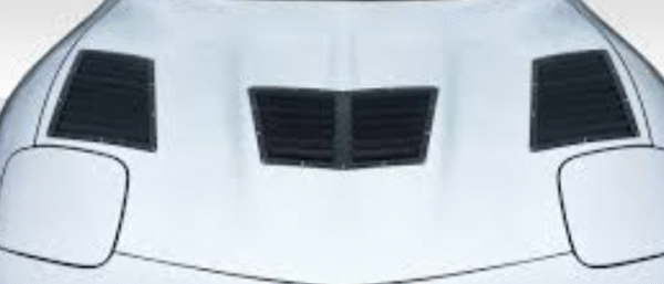 C5 stock hood with louvers